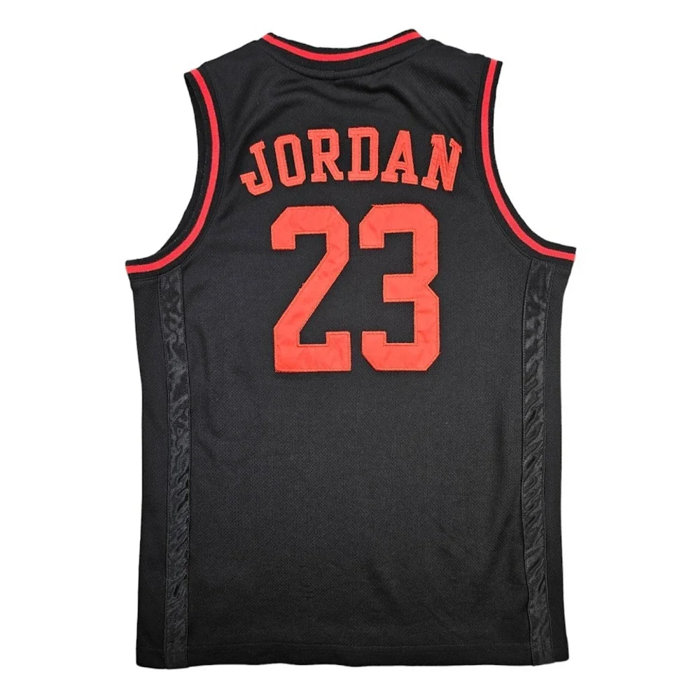 Nike Air Jordan Jersey Youth Large Black Michael 23 Fly Since 1982 Stitched